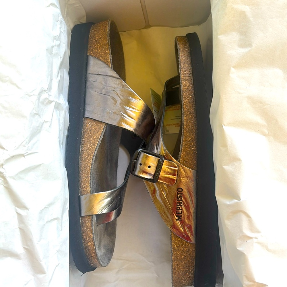 MEPHISTO Leather Sandals